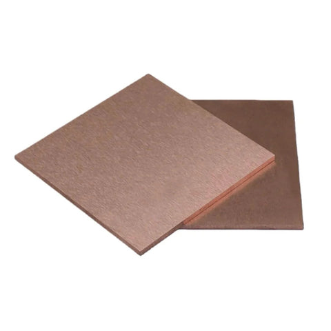 Pro Grade Tungsten Copper Alloy Plate 80 Percent Tungsten 20 Percent Copper For Superior Hardness, size 5x100x100mm, shown stacked