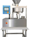 Commercial Automatic Volumetric Cup Filler Packing Machine Built Like A Tank For Rice Coffee Beans Peanuts And Sugar, stainless steel, adjustable cups, precise filling.