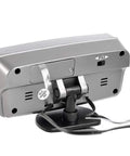 Riloer 4-in-1 LED car display kit gray rear view on mounting stand with exposed wires