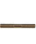 Top Shelf Grade 2 Titanium Double Ended Stud Bolts M6 And M8 Double Threaded Dowel Screws 10 Pack showing a zinc-plated screw.