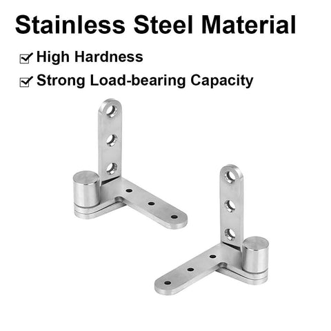 Stainless Steel Pivot Door Hinge Beefy Heavy Duty Hidden Door Hinges For Wooden Doors Cabinets Bookcases And Bookshelves