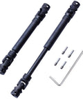 105 To 155mm Steel Center Drive Shaft CVD For OneTenth RC Crawler BeefedUp Upgrade Kit 2Pc Set For Axial SCX10 RC4WD image