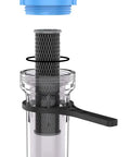 Whole House Water Filtration System 10 Inch Standard with Valve-In-Head Three Quarter Inch NPT Clear Housing Includes TO1 Cartridge