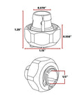 Top Shelf One Half Inch Router Collet Replacement For Porter Cable And Superior Electric Routers Matches Part 42950, dimensions 0.5 inch.