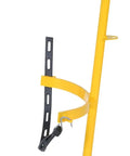 FEC-1 Steel Fire Extinguisher Carrier With 100 Lb Capacity Yellow, Welded Steel Construction With Powder Coat Finish, Tilt N Go