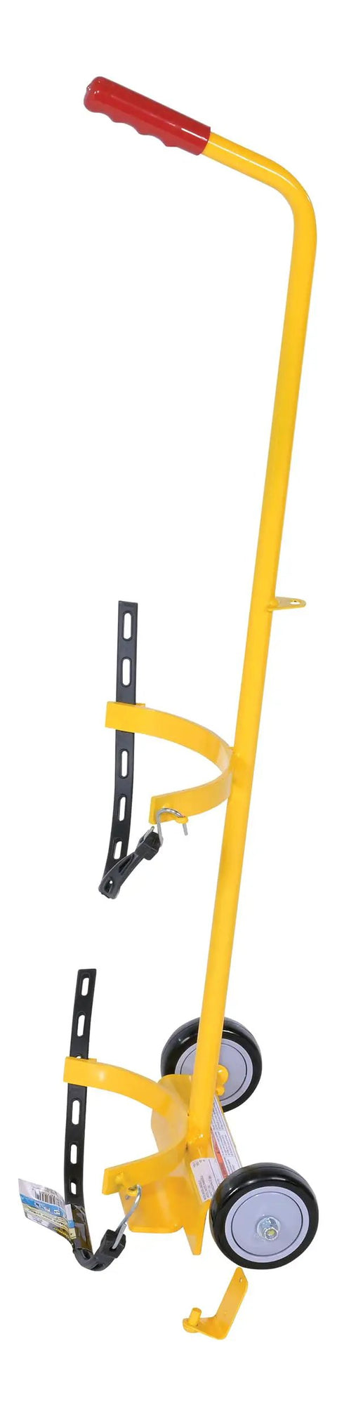 FEC-1 Steel Fire Extinguisher Carrier With 100 Lb Capacity Yellow, Welded Steel Construction With Powder Coat Finish, Tilt N Go