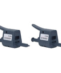 Two Pack Solder Paste Extruder Portable Flux Glue Dispenser For Pro Grade Solder Paste Application Quick And Clean No Mess For Electronics Enthusiasts And DIY Techies. Two black extruder units with handles and nozzles, ideal for precise application.