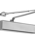 Heavy Duty Commercial Door Closer With Hold Open Arm Grade 1 ADA Compliant Self Closing Adjustable Spring Aluminum Series 8500