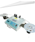 High Accuracy Smt Material Counting Machine For Smnd Electronic Part Inventory with dual tape feeders and control panel.