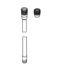 Diagram of Metalflex Hose 59 Inch Replacement For Kitchen Faucets In Chrome Durable Flexible Metal Tubing