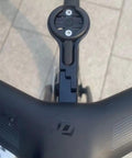 Top view of Bike Stem And Handlebar Mount For Garmin Edge And Wahoo ELEMNT, Bryton Rider, Stages Dash, And Hammerhead Bike Computers.