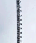Heavy Duty 1.5Meter Stainless Steel Roller Conveyor Chain With Bending Plates For Industrial Drive Systems And Silent Transmission Power Moves, side view