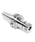 Five Piece BT30 ER16 Collet Chuck Tool Holder Set for CNC Mills and Drills, 2.76 Inch 70mm Shank, side view of steel chuck