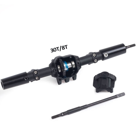 AR44 Front And Rear Nylon Axle Set With Metal Front Reverse Bevel Gear For One Tenth RC Crawler SCX10 II 90046 47 RGT 86100