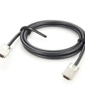 CX4 Infiniband Cable With Screw Lock For Industrial Cameras And Frame Grabbers, coiled with connectors visible