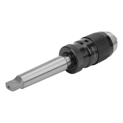Self Tightening Lathe Drill Chuck 16mm B18 With MT3 Connecting Rod Heavy Duty Taper Fixture for Machinists