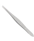 Bandage Lens Forceps For Ophthalmology Stainless Steel Precision Grip Tool With Diamond Dust Tip 10.5cm Length Pro Grade Control For Training Simulations And Surgical Practice, angled view