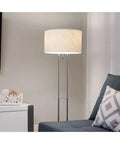 Lit living room with floor lamp using Non Dimmable A21 LED Light Bulbs 1500 Lumens 5000K Daylight 18W 100W Equivalent E26 Frosted Finish.