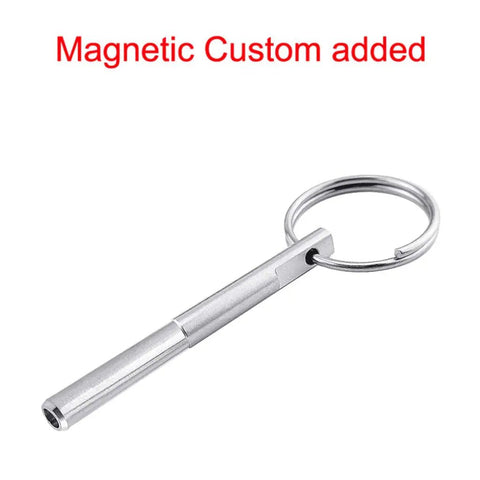 Pro Grade Security Oval Head Screws With Special Bit for coffee machines removal kit keychain attachment, 316 stainless steel
