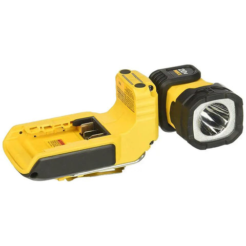 20V Max LED Work Light Rechargeable Magnetic Clip On Freestanding Light With 360 Degree Pivot Head Hands Free Utility Light For Job Sites And DIY Projects
