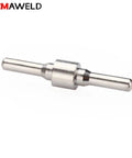 Premium 40-Piece Pt31 Plasma Cutter Consumables Kit Includes Long Life Electrodes Tips And Nozzles For 40-Amp Machine To Keep Cutting Smooth And Durable: Close-up of a plasma cutter electrode.
