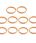 10 Pcs Heavy Duty Drive Belt For F20A Electric Planer Replacement Parts, rubber loops for woodworking tools, smooth operation.