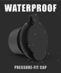 15 Amp AC Power Inlet Port Charger Plug For Outdoor RV And Marine Use with pressure-fit waterproof cap