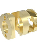 Upgrade Your 3D Printer Setup With Premium Brass Oldham Couplings For Z Axis T8 Lead Screw Round Shaft Flexible Hot Bed VzBot CNC Projects Reduce Friction And Boost Printing Precision Now brass Oldham coupling for 3D printer Z axis lead screw