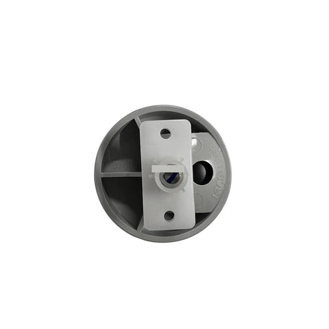 Omni directional front caster wheel with white mounting plate; gray wheel for Roborock S7/S8 compatibility.