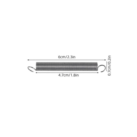 Heavy Duty Steel Mechanical Extension Spring For Mouse Cage 10 Pack Dual Hook Tension Springs 7mm OD X 0.8mm Wire Built To Last Door Closure