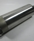 Heavy Duty 220 Volt Water Cooled CNC Spindle Motor For Router Engraving Milling And Grinding, stainless steel construction, side view.