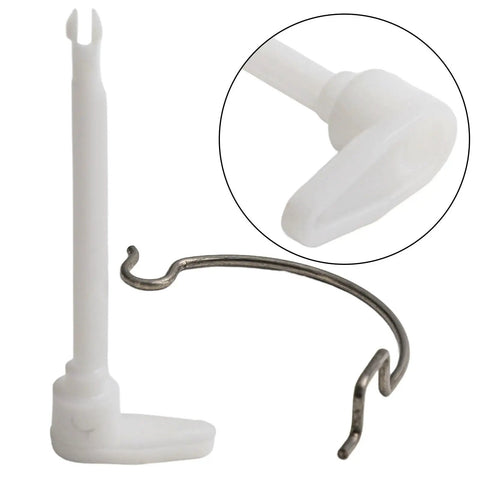 Alfa Romeo Giulietta Fuel Door Pin And Spring Kit Replacement Durable Metal Pin And Spring Assembly Easy Install One Color Model Specific Fit No Fuss DIY Fix For Quick Fuel Door Replacements Part 51851496, white pin and metal spring