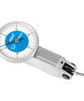Small White Face Dial Test Indicator, 1.18 Inch, 0 To.030 Inch Range,.0005 Inch Graduation, Dual Dovetail Mounts.