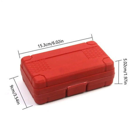 Ultimate Socket Adapter Driver And Wrench Conversion Kit With Versatile Multi Size Connection System For Fast Tool Sleeve Switching High Pressure Resistant Build You Totally Gonna Love This Gear, red plastic case 15.3x9x5.02 cm