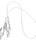 Heavy Duty Stainless Steel Fencing Wire Clamp And Cable Clip Head for Foil Mask Cord Holder Durable Body Cord Connector