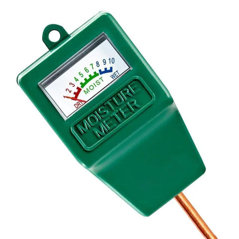 Soil Moisture Meter For Indoor And Outdoor Plants, Hygrometer Moisture Sensor with green casing, no battery needed