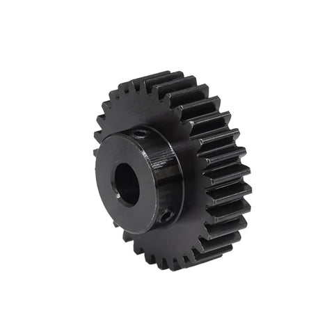 Beefy 1.5M Helical Gear Set And Spur Gears For Motors And Transmission Systems, 24 25 30 35 40 50 60 Tooth Pinions, 45 Steel Construction