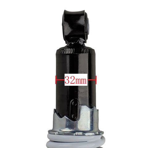 Close-up view of adjustable front shock for 50cc to 125cc ATV, 32mm diameter, part of Adjustable Front Shock Set Two Pieces For 50Cc To 125Cc Kid Quad ATV Go Kart 10 Inch And 11 Inch Eye To Eye 275Mm Travel 55Mm Height Adjustable 350Lbs Max Load.