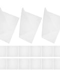50 Sheets White Solid Color Folding Tissue Paper for Flower Wrapping and Florist Packaging, displayed in a grid pattern.
