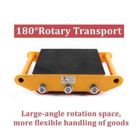 Solid Yoga Foam Roller For Crushing Muscle Soreness Deep Tissue Release Boosts Flexibility on a transport cart with wheels.