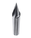 1/4 Inch Shank 22 Degree Engraving Router Bit For CNC Wood Carving With V Groove Profile And 5/8 Inch Cutting Length Tungsten Steel Liner Bit