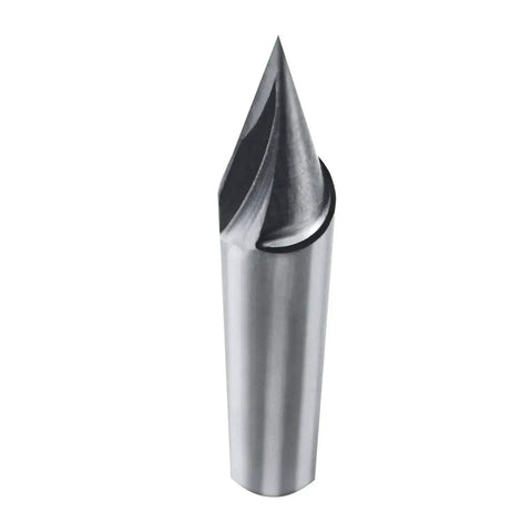 1/4 Inch Shank 22 Degree Engraving Router Bit For CNC Wood Carving With V Groove Profile And 5/8 Inch Cutting Length Tungsten Steel Liner Bit
