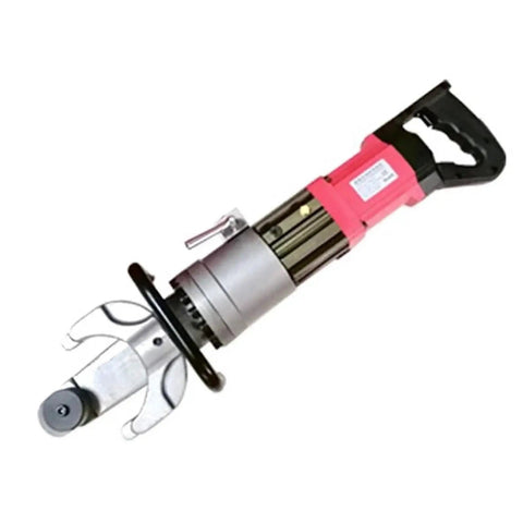 Rock Solid Electric Hydraulic Rebar Bender And Handheld Steel Bar Straighter For Tradesmen Makes Short Work Of 4 To 25 Mm Rebar, compact design with steel blade.