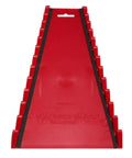 Front view of 12 Piece Reversible Red Wrench Rack Wrench Organizer For Tool Box Storage Easy Access Keeps Wrenches In Place