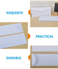 20 Pack White Paper Envelopes For Office And Party Invites Thick Paper With Strong Security Reusable Design For Sending Letters And Mail
