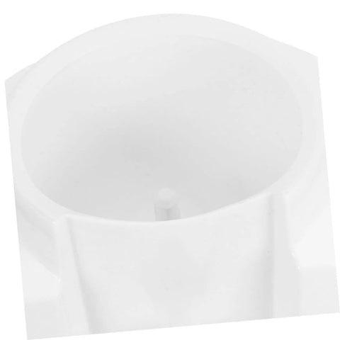 Top view of Go-To Compact Cold Water Dispenser For Countertop And Office Use, featuring durable white plastic design.