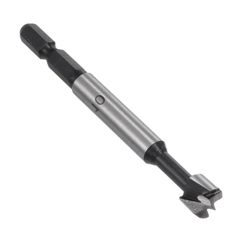 Built Tough 2 Pack Forstner Drill Bits 10mm And 13 32 Inch Quick Change Hex Shank Serrated Carbon Steel Driver for precise hole cutting.