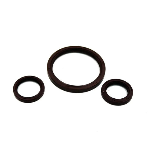 All In One Timing Belt Kit With Water Pump For 2005 2010 2.0L DOHC G4GC BETA G4GF Engines oil seals shown from top view