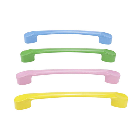 8 Pack 5 Inch Hole To Hole Cartoon Pulls For Kids Room Wardrobe Doors And Drawers Handles With Screws Yellow Blue Green Pink