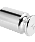 2 Kg Calibration Weight in Chrome Finish, Precision Steel With Storage Case, high-accuracy weight for digital scales, side view